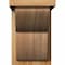 Ekena Millwork Crestline Rough Sawn Corbel w/Backplate, Western Red Cedar, 8"W x 12"D x 12"H COR08X12X12CRE01RWR - alternate 4